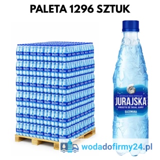 Woda Gazowana Jurajska 0,5L – 1296 szt. Paleta | Szybka dostawa