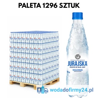 Woda Jurajska 0,5L Niegazowana - Paleta wody 1296 szt. – Szybka Dostawa