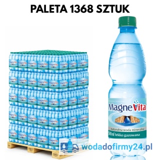 Paleta Wody MagneVita 0,5L Lekko Gazowana 1368 szt. – Hurtowa Dostawa