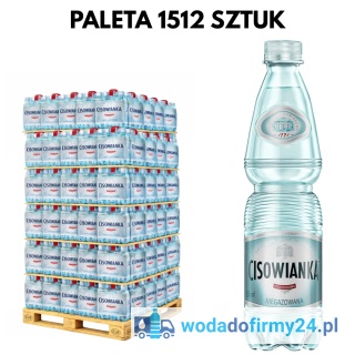 Woda Cisowianka niegazowana 0,5L – Paleta wody 1512 szt. - 1,57zł/szt. netto