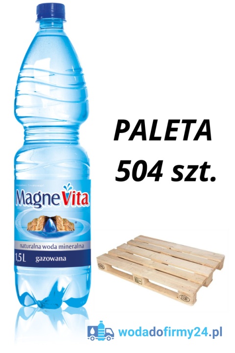 Paleta 504 szt. wody MagneVita 1,5L gazowana