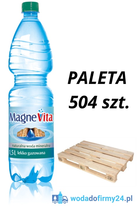 Paleta 504 szt. wody MagneVita 1,5L lekko gazowana