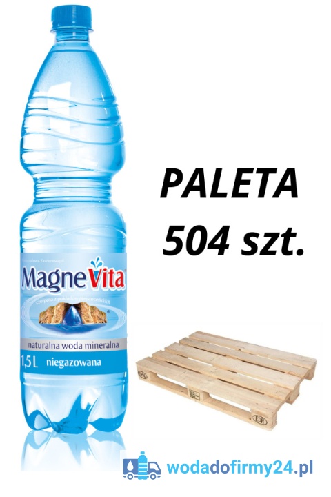 Paleta 504 szt. wody MagneVita 1,5L niegazowana