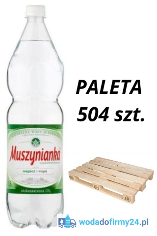 Woda Niegazowana Muszynianka 1,5L – 504 szt. Paleta | Woda z dostawą do firmy