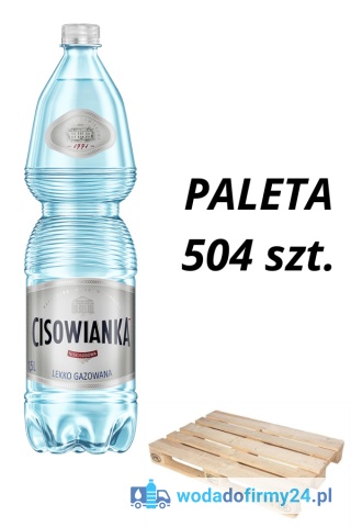 Woda Lekko Gazowana Cisowianka 1,5L – 504 szt. Paleta | Cena Hurtowa 1,95 netto