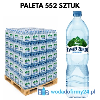 Woda Żywiec Zdrój 1,5L Niegazowana – 552 szt Paleta wody | Szybka Dostawa