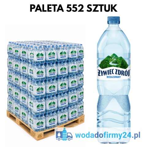 Woda Żywiec Zdrój 1,5L Niegazowana – 552 szt Paleta wody | Szybka Dostawa