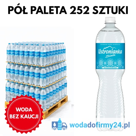 Ustronianka Woda Mineralna Niegazowana 1,5L Paleta wody