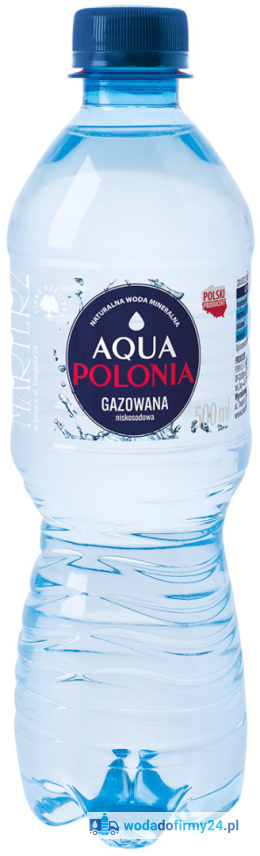 Woda Aqua Polonia 0,5L gazowana