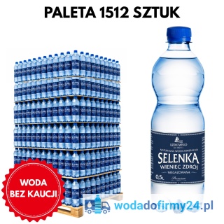 Woda Selenka 0,5L Niegazowana – 1512 szt. Paleta wody | Sprzedaż Hurtowa