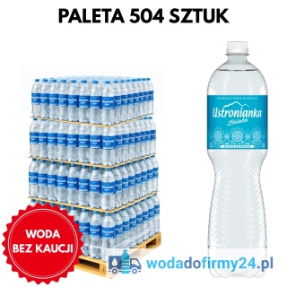 Woda Niegazowana Ustronianka 1,5L – 504 szt. Paleta | Sprzedaż Hurtowa