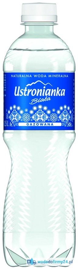 Woda Ustronianka 0,5L gazowana
